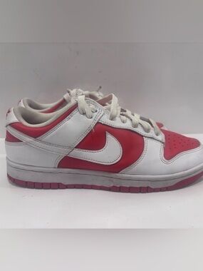Nike Dunk Low red & White Sneakers – Men’s Size 8 / Women’s 9.5 – DD1391-600